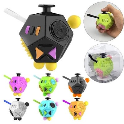Picture of FIDGET DODECAGON 12 SIDE CUBE RELIEVES STRESS ANXIETY