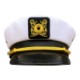 WHITE ADJUSTABLE EMBROIDERED NAVY HAT image 2