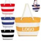 LARGE VOLUME CANVAS BEACH TOTE BAG image 2