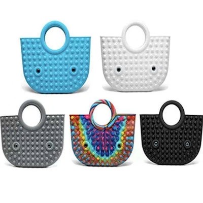 Picture of HANDBAG PUSH POP FIDGET TOYS SILICA GEL TOTE BAG
