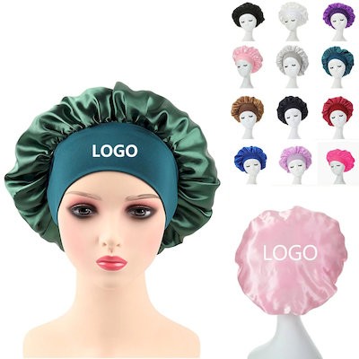 Picture of SATEEN CLOTH HAIR CARE SLEEPING BONNET CAP