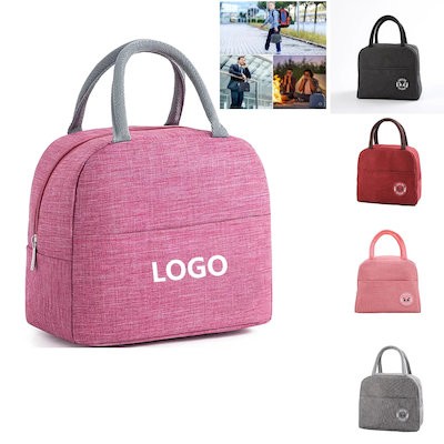 Picture of REUSABLE THERMAL INSULATED LUNCH TOTE BAG
