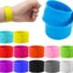 RAINBOW SILICON SLAP SOFT BRACELETS image 2