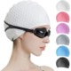 DURABLE SILICONE ADULT SWIMMING CAP image 2