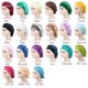SATIN SILKY BONNET SLEEP CAP image 2