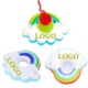 INFLATABLE RAINBOW CLOUD DRINK HOLDER image 2