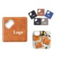 SQUARE LEATHER COASTER with Bottle Opener image 2
