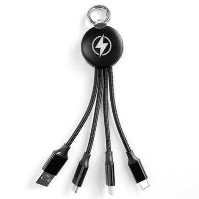 Picture of 3-IN-1 USB CABLE KEYRING CHAIN LED CHARGER