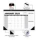 Picture of DESK CALENDAR 2025-2026 DESK TOP MONTHLY PLANNER