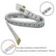 Picture of SOFT TAPE DOUBLE SCALE BODY SEWING RULER TAPE MEASURE