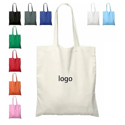 Picture of NATURAL COTTON CANVAS GROCERY TOTE BAG