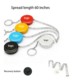 ROUND TAPE MEASURE with Keyring Chain image 2