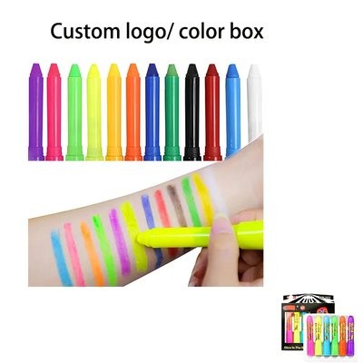 Picture of 6PCS NEON FLUORESCENT FACE CRAYONS FOR HALLOWEEN PARTIES