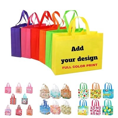 Picture of NON-WOVEN HALLOWEEN CHRISTMAS LAMINATED TOTE BAG