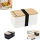 DOUBLE-LAYER BAMBOO LUNCH BOX image 2