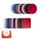 4 INCH PU COASTERS image 2