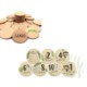 3,9 INCH WOODEN COMMEMORATIVE COIN image 2