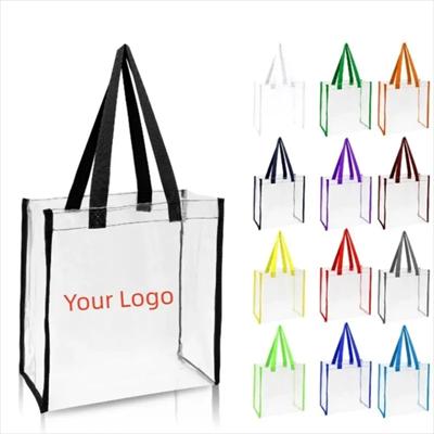 Picture of CLEAR TRANSPARENT STADIUM TOTE BAG