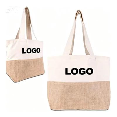 Picture of PATCHWORK LINEN TOTE BAG