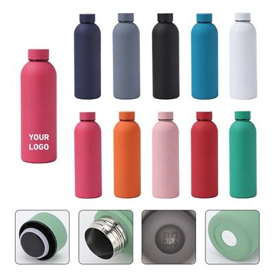 Picture of LARGE-CAPACITY STAINLESS STEEL METAL THERMAL INSULATED SPORTS WATER BOTTLE