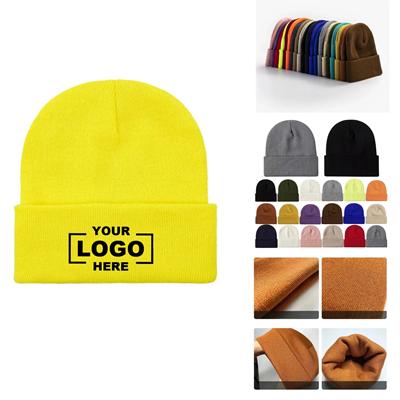 Picture of EMBROIDERED LOGO SKI COLD-PROOF KNITTED HAT