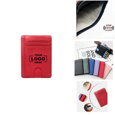 Picture of PORTABLE RFID PU LEATHER CARD CASE HOLDER