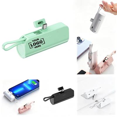 Picture of CERTIFIED 5000MAH POWER BANK with Built-in Cable