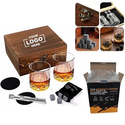 Picture of WHISKEY GLASS CUP WOOD STORAGE CASE