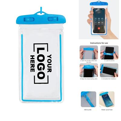Picture of CLEAR TRANSPARENT SWIMMING DIVING MOBILE PHONE POUCH