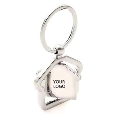 Picture of METAL HOUSE-SHAPED KEYRING CHAIN