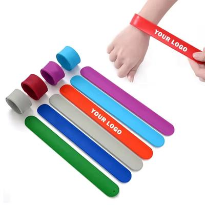 Picture of CUSTOM SILICON SLAP WRIST BAND