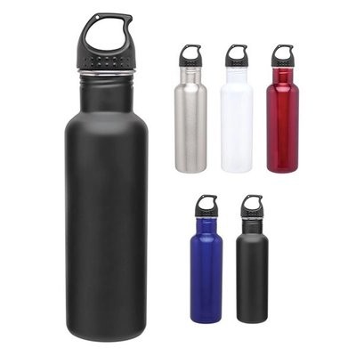 Picture of STAINLESS STEEL METAL WIDE MOUTH SPORTS WATER BOTTLE