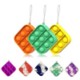 MINI POP IT FIDGET KEYRING CHAIN image 2