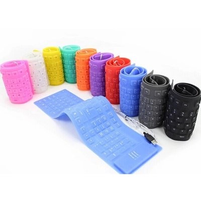 Picture of FOLDING SILICON KEYBOARD USB WIRED
