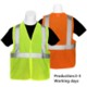 ADULT REFLECTIVE SAFETY MESH VEST image 2