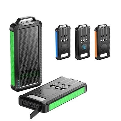 Picture of CORDLESS CHARGER SOLAR POWER BANK & 10000MAH