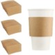 KRAFT PAPER COFFEE CUP CLUTCH SLEEVE image 2