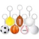 BALL STRESS RELIEVER KEYRING CHAIN image 2