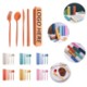 4-PIECE WHEAT STRAW CUTLERY image 2