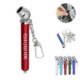 ALUMINUM TIRE GAUGE KEYRING CHAIN image 2