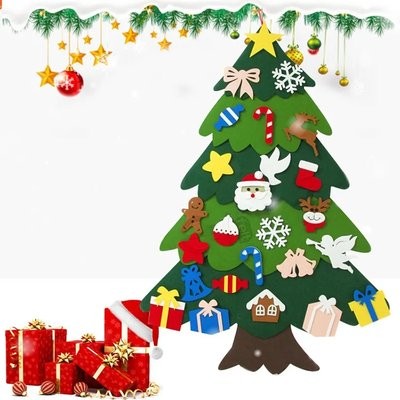 Picture of CHRISTMAS TREE SET with Ornaments for Childrens Diy