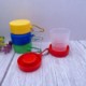 TRANSLUCENT PLASTIC COLLAPSIBLE CUP with Carabiner image 2