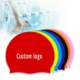 CUSTOM LOGO SILICONE SWIMMING CAP image 2