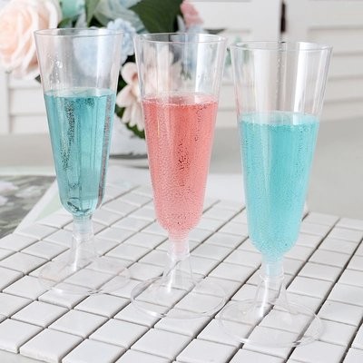 Picture of ACRYLIC CHAMPAGNE FLUTES