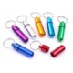 ALUMINUM PILL CASE with Keyring Chain image 2