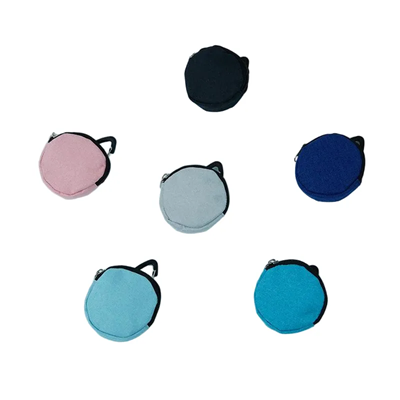 Picture of ROUND PORTABLE PET SNACK BAG with Zipper & Hanging Hook