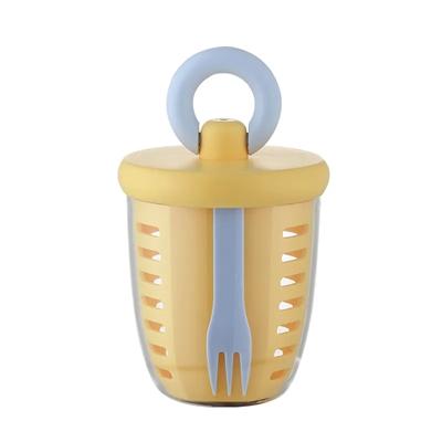 Picture of DOUBLE LAYER PORTABLE SALAD SHAKER CUP with Fork & Drainer