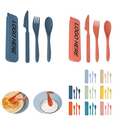 Picture of WHEAT STRAW CUTLERY SET