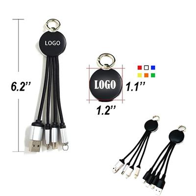 Picture of KEYRING CHAIN USB CABLE TWO in One Mobile Phonekeychain