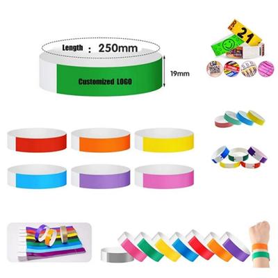 Picture of DISPOSABLE WATERPROOF NEON FLUORESCENT PAPER EVENT WRIST BAND